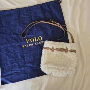 Polo Ralph Lauren Shearling Bucket Bag